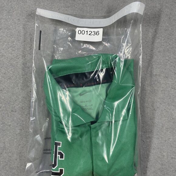 Nike Tiger Woods Polo Shirt Mens Medium Green Golf Pique Performance DR5314-324 - Picture 11 of 11